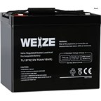 A replacement Battery for the Wayne WSB1275, It is the Weize 12V 75AH Deep Cycle Battery pictured